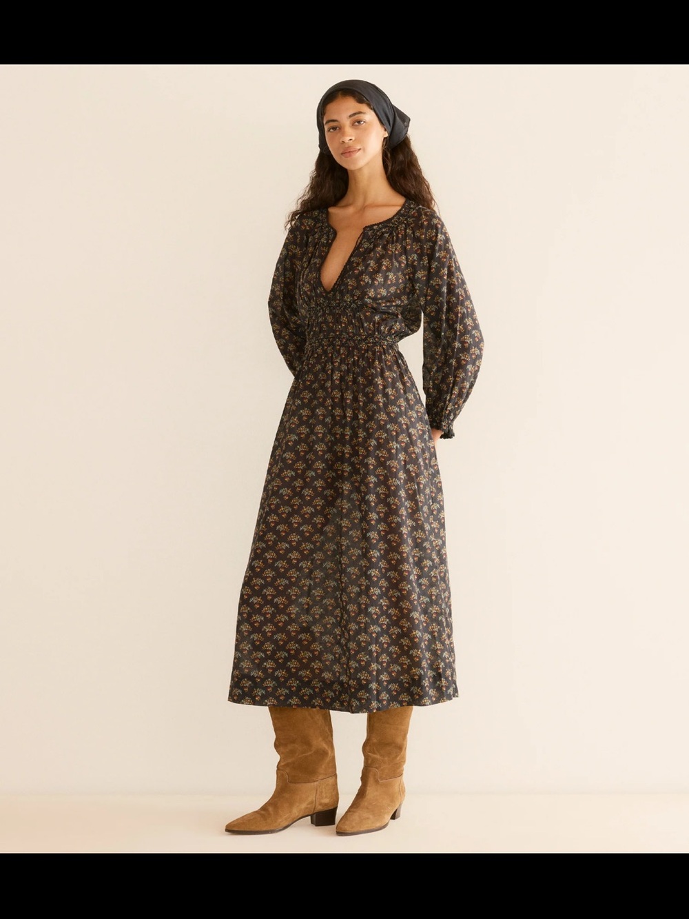 Doen Delfina Dress NWT - shorten to mid thigh - Delphinium floral print - Picture 3 of 5